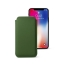 Lucrin Ultra Thin Leather Sleeve for iPhone X (Light Green) - $69.00