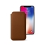 Lucrin Ultra Thin Leather Sleeve for iPhone X (Tan) - $69.00