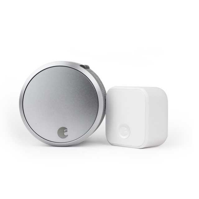 August Smart Lock Pro + Connect (Silver)