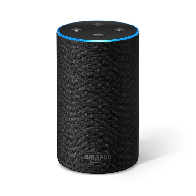 Amazon Echo 2nd Generation Charcoal Fabric Smart Speaker 