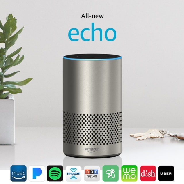 Amazon Echo - 2nd Generation (Silver Finish) - iClarified Store