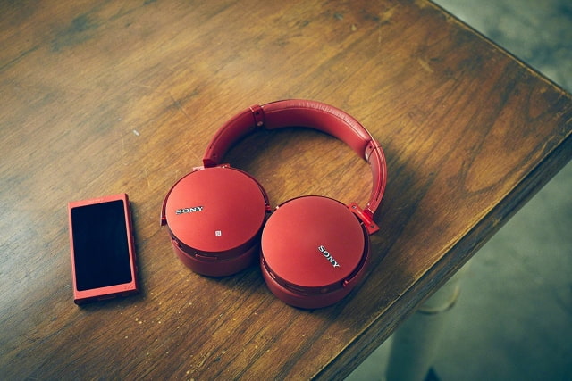 Sony XB950B1 Extra Bass Bluetooth Headphones (Red) iClarified Store