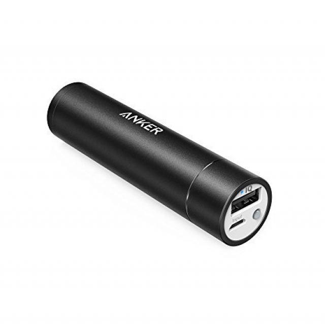 Anker PowerCore+ mini 3350mAh Lipstick-Sized Portable Charger (Black)