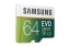 Samsung MicroSDHC EVO Select Memory Card with Adapter - 64GB