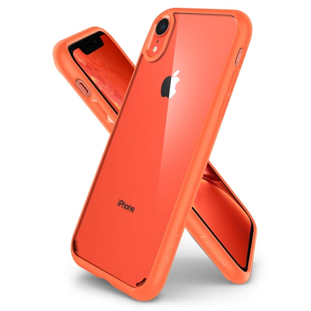 Spigen Ultra Hybrid iPhone XR Case (Coral)