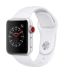 Apple Watch Series 3 (GPS + Cellular) - 38mm, Silver Aluminum Case, White Sport Band