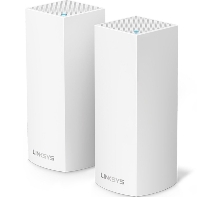 Linksys Velop Tri-Band Home Mesh WiFi System (White) - 2 Pack