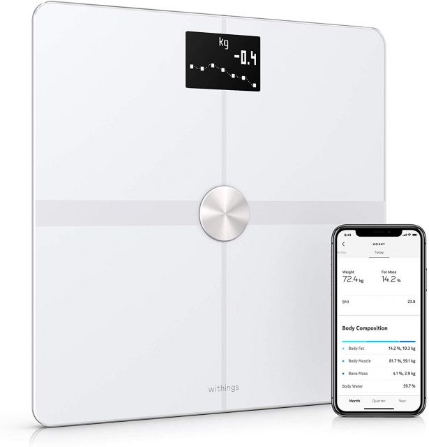 Withings Body+ Smart Body Composition Wi-Fi Digital Scale (White)