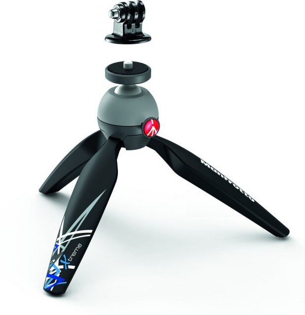 Manfrotto PIXI Xtreme Mini Tripod Kit with Head for GoPro Cameras