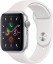 Apple Watch Series 5 (GPS, 44mm) - Silver Aluminum Case with White Sport Band - $405.32