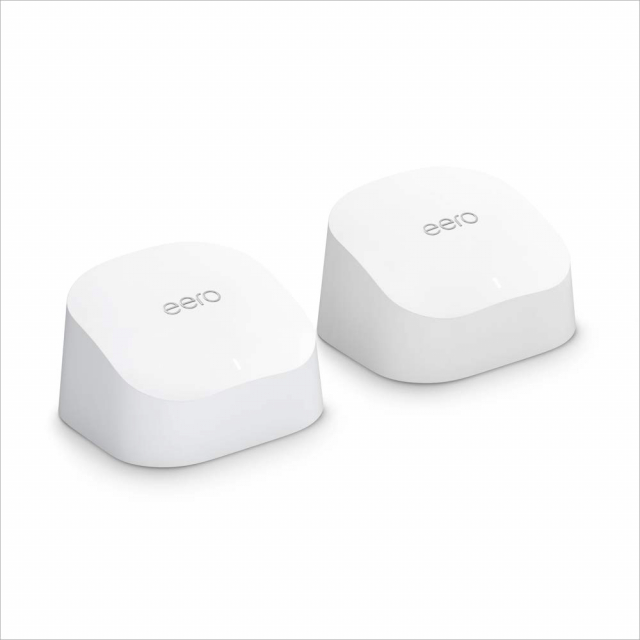 Eero 6 Mesh Wi-Fi 6 Router With Built-In Zigbee Hub (1 Router + 1 Extender)