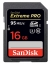 SanDisk Extreme Pro SDHC Card - 16GB