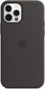 Apple Silicone Case with MagSafe for iPhone 12 / iPhone 12 Pro (Black)