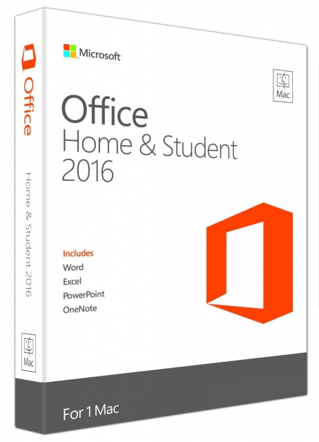 Microsoft Office Home and Student 2016 for Mac (Key Card)
