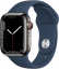 Apple Watch Series 7 (Cellular, 41mm, Graphite Stainless Steel Case, Abyss Blue Sport Band)
