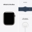 Apple Watch Series 7 (Cellular, 45mm, Graphite Stainless Steel Case, Abyss Blue Sport Band)