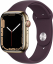 Apple Watch Series 7 (Cellular, 45mm, Gold Stainless Steel Case, Dark Cherry Sport Band) - $749.00