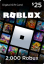 Roblox Gift Card [Online Game Code] (2000) - 25.00