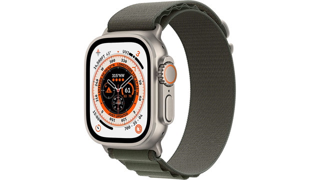 Apple Watch Ultra (Green Alpine Loop, Large) - iClarified