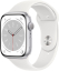 Apple Watch Series 8 (GPS, 45mm, Silver Aluminum Case, White Sport Band M/L) - $429.00