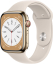 Apple Watch Series 8 (Cellular, 45mm, Gold Stainless Steel Case, Starlight Sport Band M/L) - $574.99