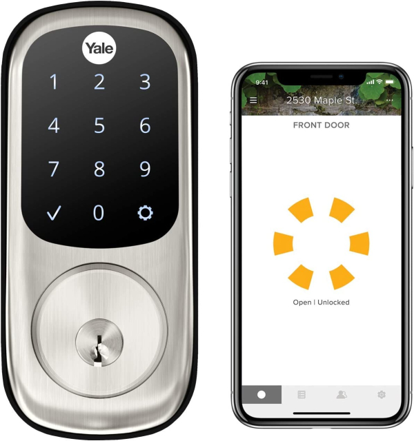 Yale Assure Lock (Touchscreen, Keyed, Satin Nickel)