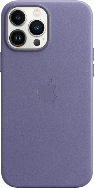 Apple Leather Case with MagSafe for iPhone 13 Pro Max (Wisteria)