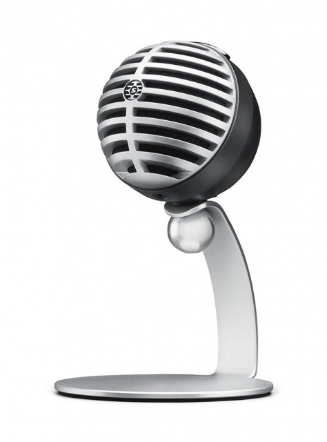 Shure MV5-B-LTG Digital Condenser Microphone with USB & Lightning Cable (Gray)