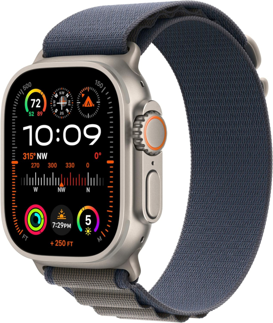 Apple Watch Ultra 2 (Blue Alpine Loop Small)