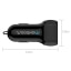 Maxboost 4.8A/24W 2 Smart Port Car Charger (Black)