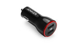 Anker PowerDrive 2 - 24W Dual USB Car Charger (Black)