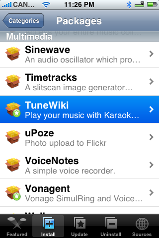 Hoe je Karaoke met je iPhone kan Zingen met TuneWiki