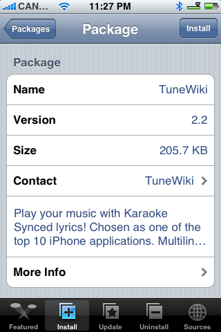 Hoe je Karaoke met je iPhone kan Zingen met TuneWiki