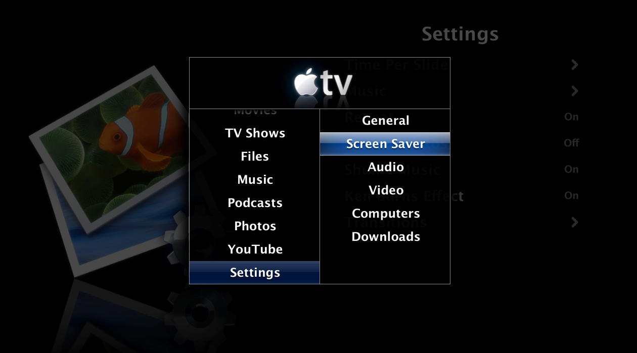 Set Your .Mac Web Gallery As Your AppleTV Screensaver