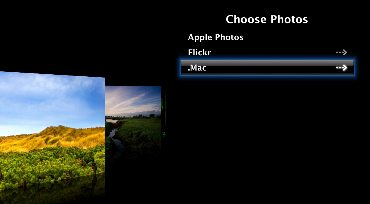 Set Your .Mac Web Gallery As Your AppleTV Screensaver