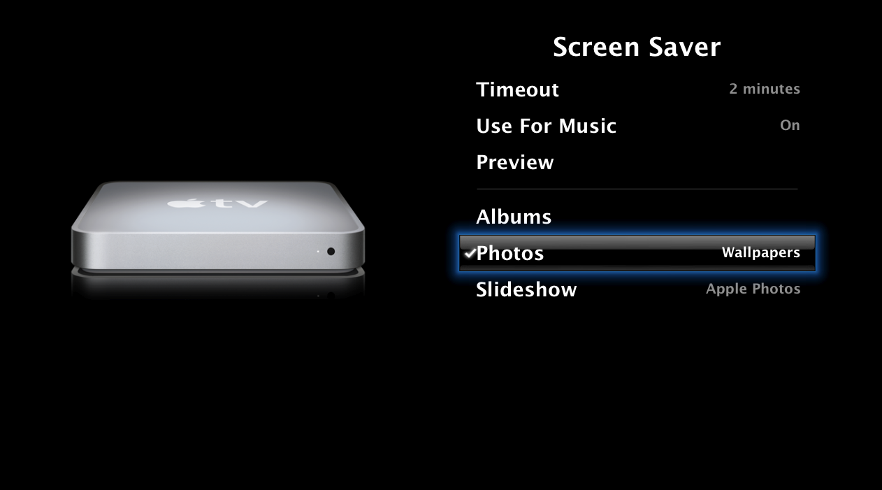 Set Your .Mac Web Gallery As Your AppleTV Screensaver