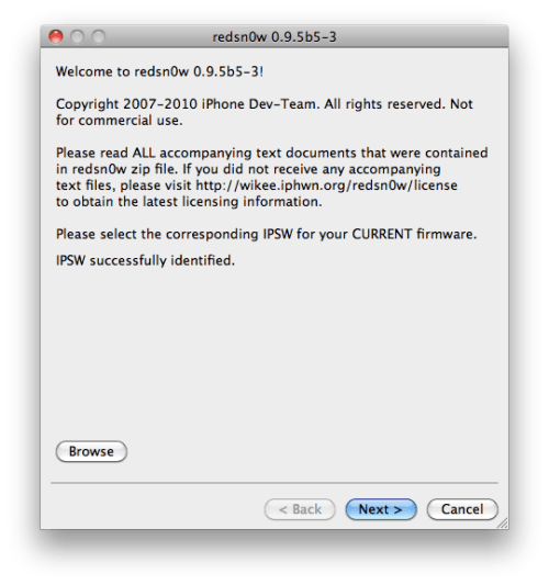 Como fazer o Jailbreak do seu iPhone 3G utilizando RedSn0w (Mac) [4.0, 4.0.1]