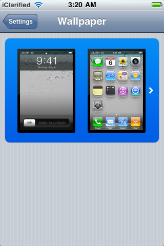 How to Set Your iPhone Homescreen and Lockscreen Wallpaper in OS 4.0