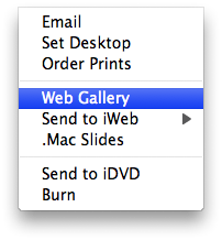 How to Publish a Web Gallery Using iPhoto