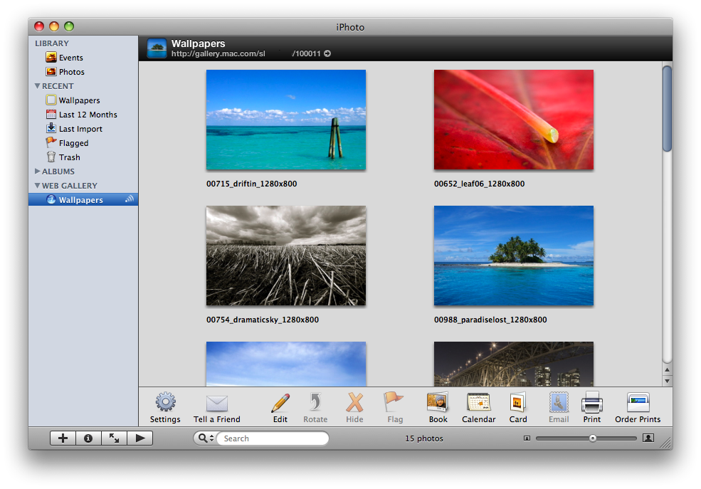 How to Publish a Web Gallery Using iPhoto