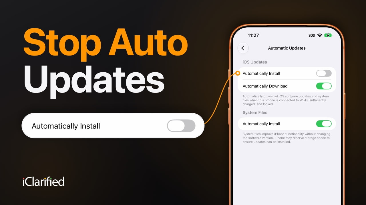 How To Turn Off Automatic Updates on iPhone [Video]