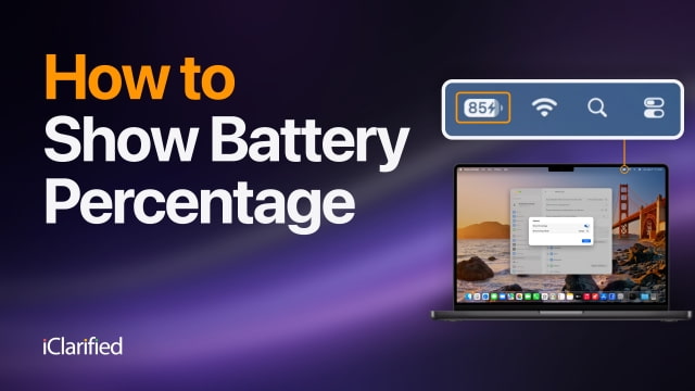 How To Show Battery Percentage on Mac [Video]
