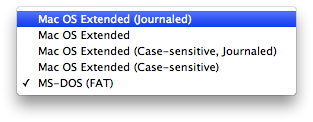 Format a Hard Drive Using Mac OS X Disk Utility