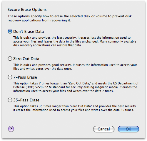 Format a Hard Drive Using Mac OS X Disk Utility