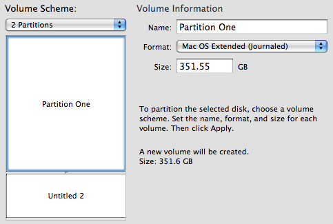 Partition a Hard Drive Using Mac OS X Disk Utility