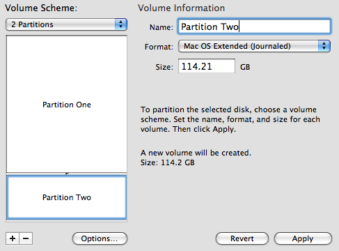 Partition a Hard Drive Using Mac OS X Disk Utility