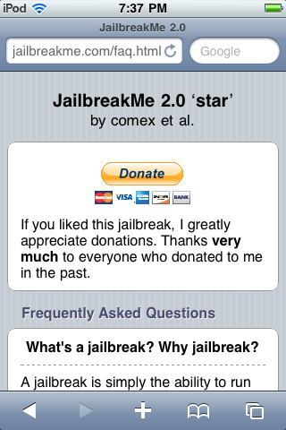 How to Jailbreak Your iPod Touch Using JailbreakMe [4.0.0]