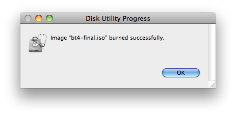 How to Burn an ISO Disc Image Using Mac OS X Snow Leopard