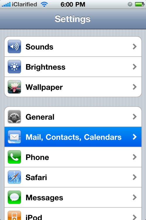 Εγκατάσταση του Push Hotmail στο iPhone