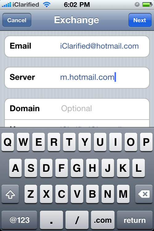 How to Setup Push Hotmail on Your iPhone